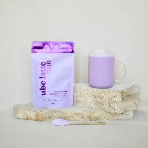 Poudre Ube latte