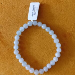 Bracelet aigue marine 6m