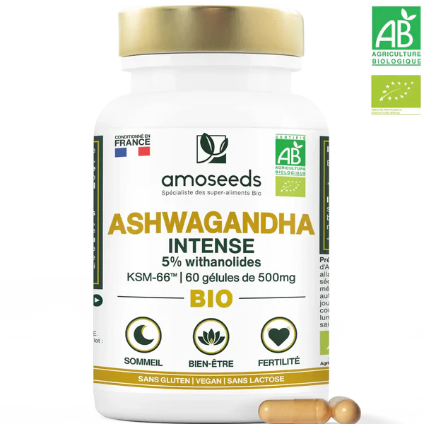 Ashwagandhabioksm66gelulesamoseedsspecialistedessuperalimentsbio