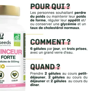 Cure minceur bio, extra forte - 180 gélules – Image 3