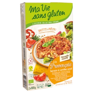 MVS GALETTE A POELER PROVENCALE AU SARRASIN LENT CORAIL 2X100G