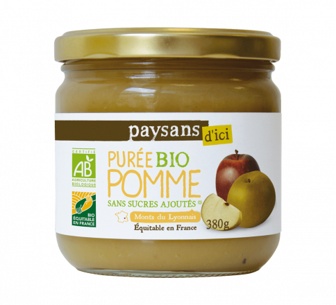 PUREE POMME BIO 380G