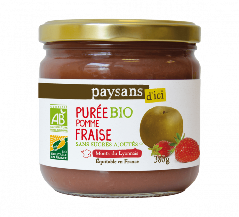 PUREE POMME FRAISE BIO 380G