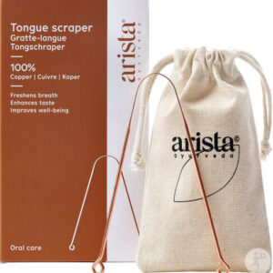 GRATTE LANGUE EN CUIVRE ARISTA AYURVEDA