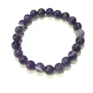 Bracelet améthyste chevron