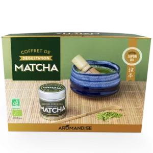COFFRET THE MATCHA CEREMONIE BOL BLEU