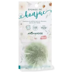 Eponge Konjac visage argile