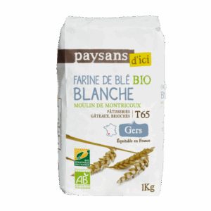 FARINE BLE  BLANCHE  T65 BIO 1KG