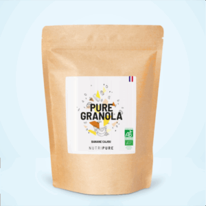 Pure granola bio 350 g : banane cajoux