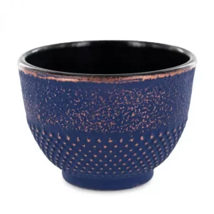 TASSE FONTE BLEUE ET DORE