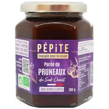 PUREE DE PRUNEAUX BIO 300G